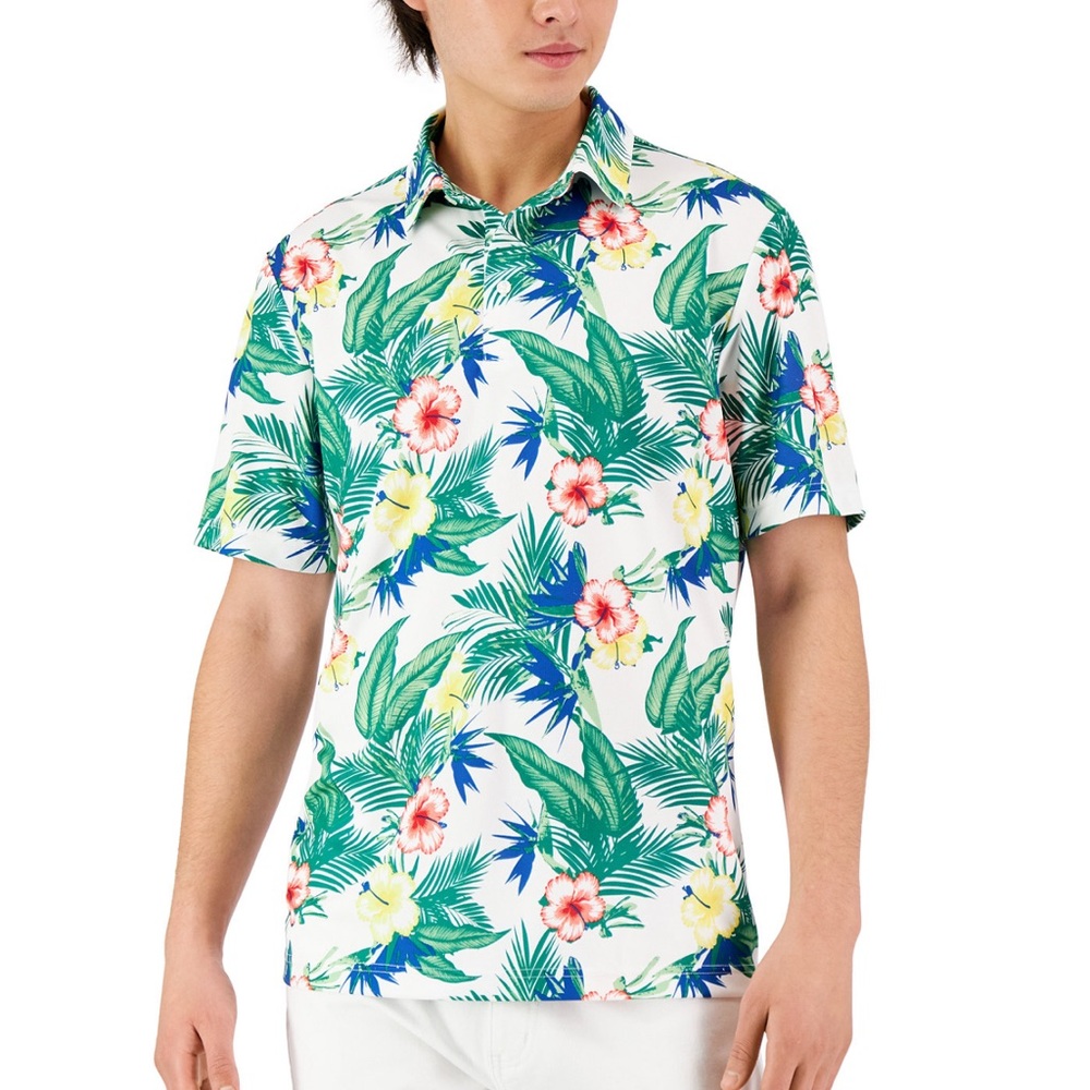 Club Room Tropical Polo